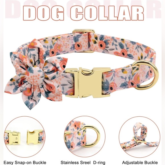 Beirui Cute Girl Dog Collars, Harnesses & Leashes Set - Size XS - Picture 8 of 10